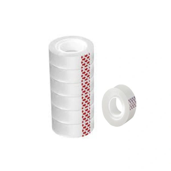 SMPH Soap Star  Stationary Cello Tape Pack Of 6 Piece Size 19 MM X 30 Meter Roll  - 18.5mm X 25m