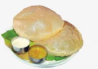 Garma Garam Puri 3 Piece (Plate) - Medium