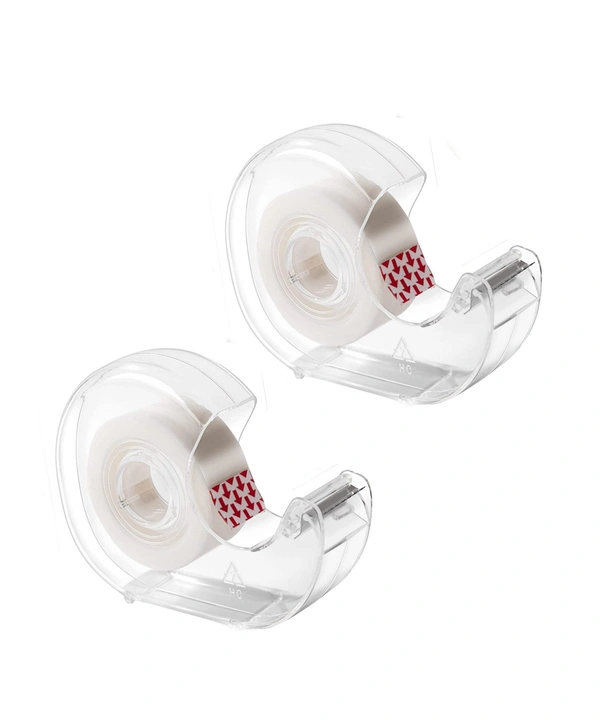 Cello Tape Dispenser Cutte Colour Transparent Size 75MM pack of 2  - 75 MM