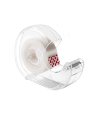 Cello Tape Dispenser Cutte Colour Transparent Size 75MM pack of 2  - 75 MM