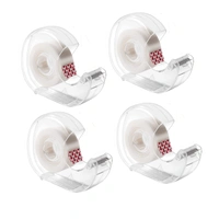 Cello Tape Dispenser Cutte Colour Transparent Size 75MM pack of 2  - 75 MM