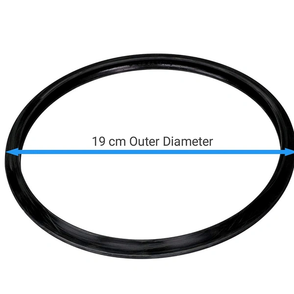 SMPH Aluminium Pressure Cooker Gasket 3 Liter,Junior Gasket Sealing Rubber Ring/Colour Black (Set of 1) - Black, 3 liter