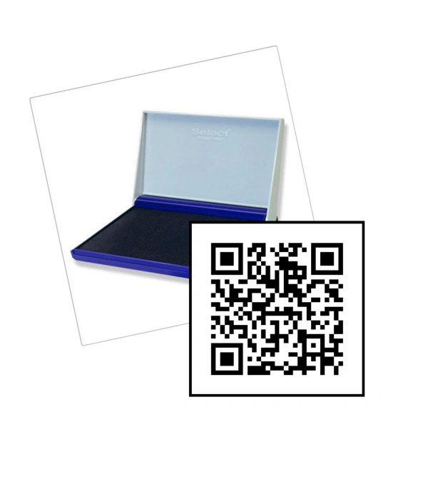 Stamp Pad Medium Violet 88mm x 54mm (Pack of 1) - Medium, Blue