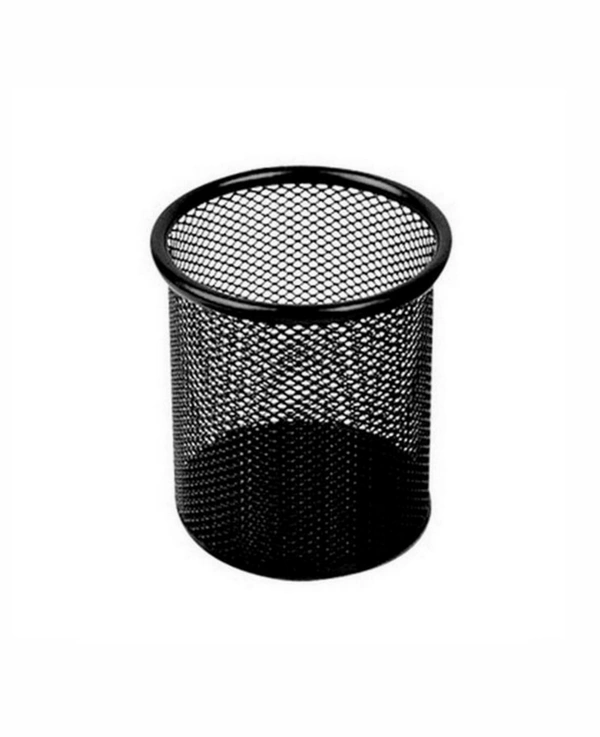 SMPH  Desk Organizer Metal Mesh Stationery Pen Stand for Office Study Table (Black Color) - Black, Medium