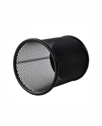 SMPH  Desk Organizer Metal Mesh Stationery Pen Stand for Office Study Table (Black Color) - Black, Medium