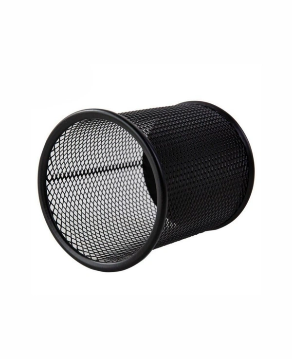 SMPH  Desk Organizer Metal Mesh Stationery Pen Stand for Office Study Table (Black Color) - Black, Medium