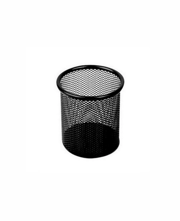 SMPH  Desk Organizer Metal Mesh Stationery Pen Stand for Office Study Table (Black Color) - Black, Medium