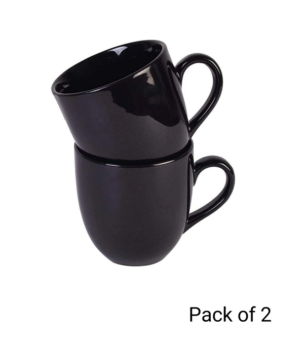 SMPH START  Premium Ceramic Tea/Coffee Cups (100ml, Multicolor ) - Set of 1 - Black, 100 ml
