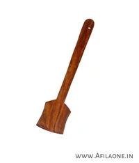 Wooden Cooking Spoons( Set of 5) Non-Stick Serving and Cooking Spoon Kitchen Tools Utensil, - Brown