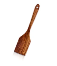 Wooden Cooking Spoons( Set of 5) Non-Stick Serving and Cooking Spoon Kitchen Tools Utensil, - Bourbon