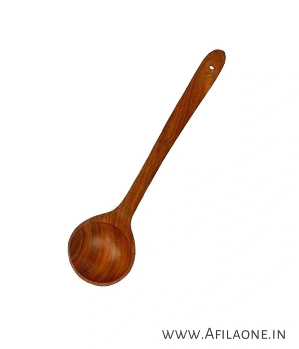 Wooden Cooking Spoons( Set of 5) Non-Stick Serving and Cooking Spoon Kitchen Tools Utensil, - Raw Sienna