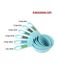 Sky Blue Measuring Cup & Spoons for, Cooking,Cake Kitchen Measuring Spoon - Teal, Multiple Size