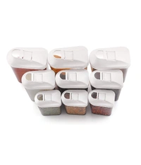 Flow Storage Container For Kitchen Set of 1 Pcs,(750 ml x 3) - transparent, 750ml