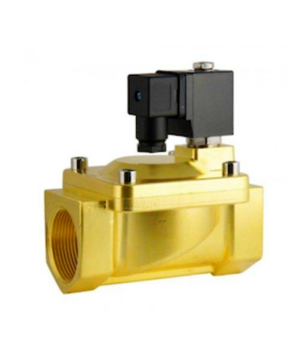 Diaphragm Operated Electric Solenoid Valve NPT Normally Closed NC Direct Action AC 220V for Water, Air, Gas, Fuels (2W-040-10 3/8") - 3/8" Thread (220 Volt Current)