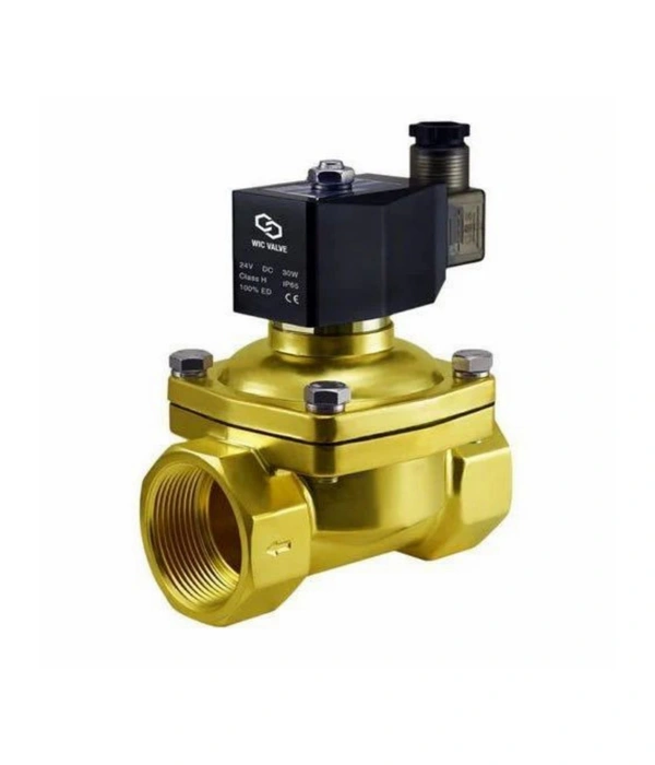 Diaphragm Operated Electric Solenoid Valve NPT Normally Closed NC Direct Action AC 220V for Water, Air, Gas, Fuels (2W-040-10 3/8") - 3/8" Thread (220 Volt Current)