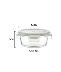 Lifestyle Glass Lunch  Lunch Box, 1 Containers, Grey