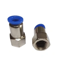 1/4"X 8mm Pneumatic Push Type Female - 1/4" X 8mm