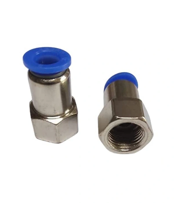 1/4"X 8mm Pneumatic Push Type Female - 1/4" X 8mm