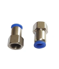1/4"X 8mm Pneumatic Push Type Female - 1/4" X 8mm