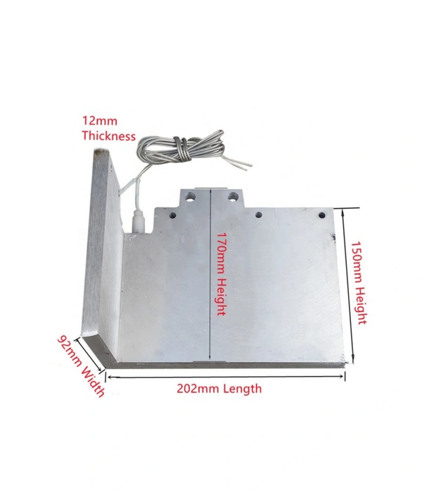 SMPH STAR  Aluminum Heating Plate For UPVC Window Welding Machine - Aluminium, Right Side Plate