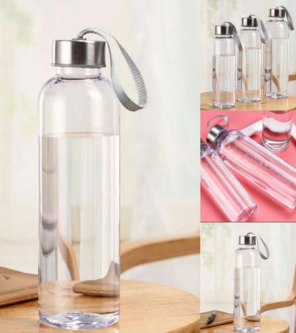 Glass Water Bottle 300ml With Cover - 300ml