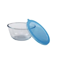 Glass Solid Mixing Bowl - 1500ml, 1 Piece, Transparent