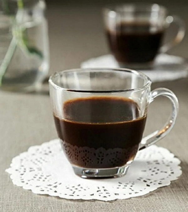 Glass Tea Cups (Pack Of 1) 80ml - White