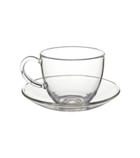 Glass Tea Cups (Pack Of 1) 80ml - White