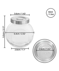 Spice Storage Glass Jar with Rust Proof