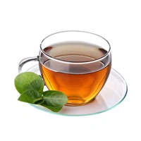 SMPH STAR Glass Tea Cup 150 ML ( Pack of 2 )