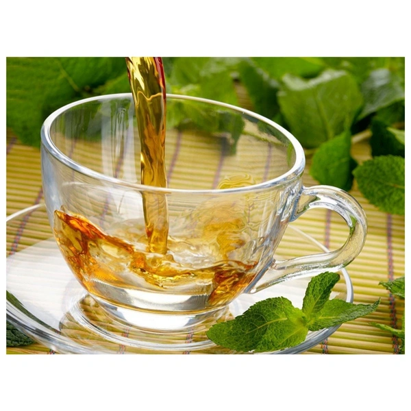 SMPH STAR Glass Tea Cup 150 ML ( Pack of 2 )