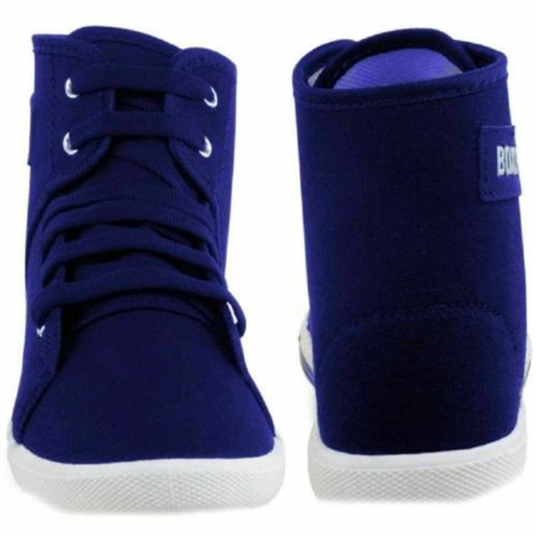 Blue Casual Shoe For Mens  - Navy Blue, UK8