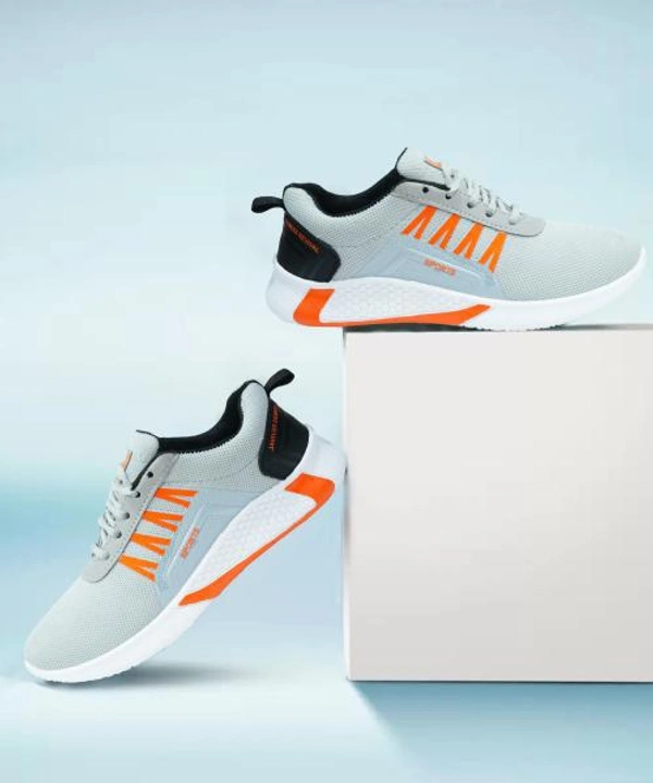 Grey Sports Shoes For Men - Gray, UK9