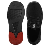  Sports Running Training Hikking & Gym Cycling Shoes  - Black, UK 5