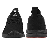  Sports Running Training Hikking & Gym Cycling Shoes  - Black, UK 5