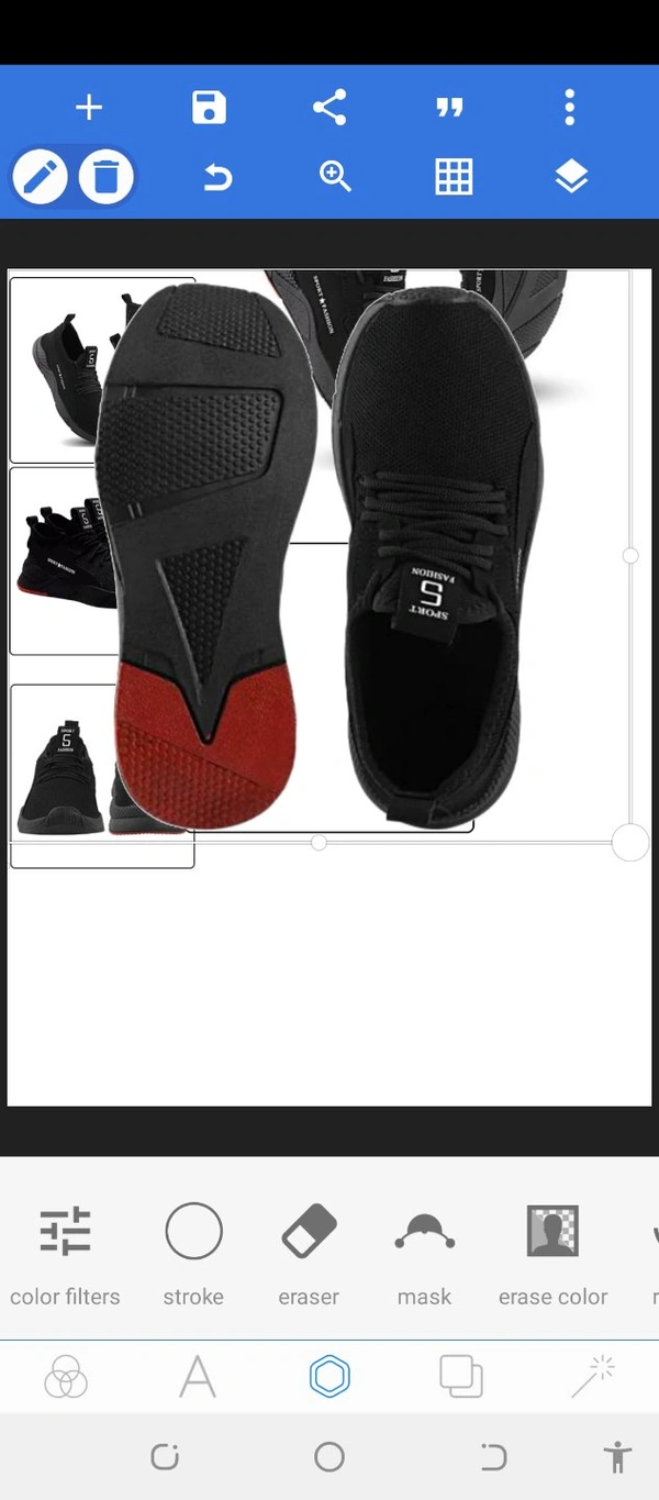  Sports Running Training Hikking & Gym Cycling Shoes  - Black, UK 5