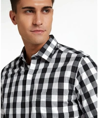 Men's Regular Fit Formal Shirt - White, 40