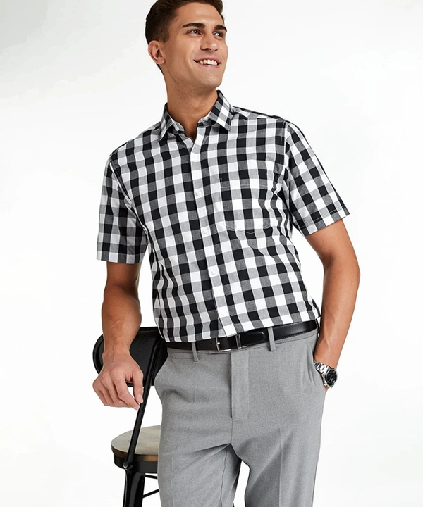 Men's Regular Fit Formal Shirt - White, 40