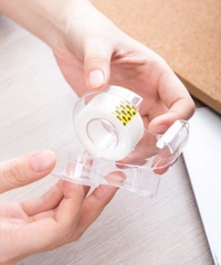 SMPH STAR Stationery Sello Tape With Dispenser "Cello" - Transparent