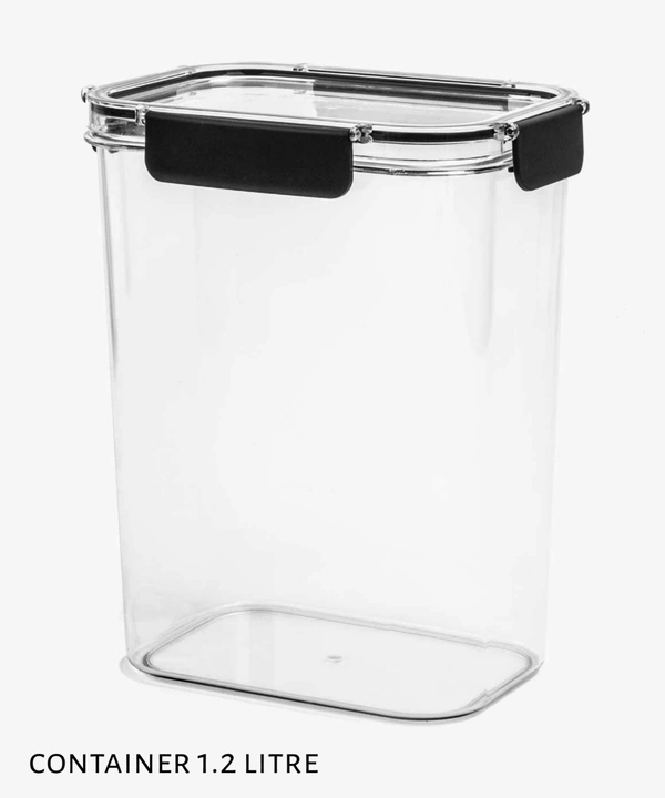 SMPH STAR Acrylic Container 1.2 L (Pack Of 1) Box
