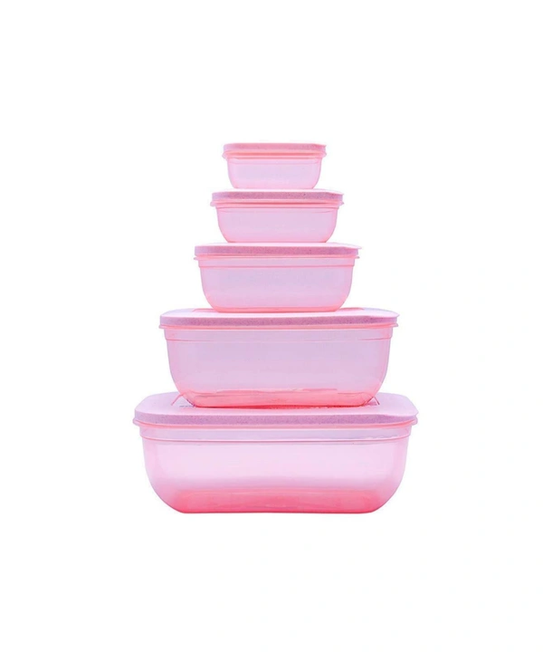 Plastic Container Pack Of  1 Set / 5 Pieces