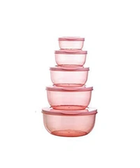 Plastic Container Pack Of 5 Pieces