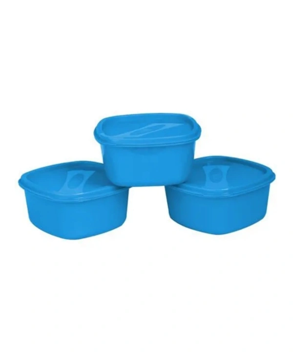 Plastic Storage Container Set, 8-Pieces (Colour May Vary)