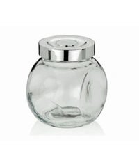 Glass Jars for Spices Set 1 Set with Lids and Labels Crystal Clear Glass