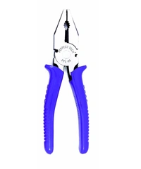Afilaone COMBO OF 2 pcs 6 INCH COMBINATION PLIER (Black Phosphate finishing with red & blue sleeves)