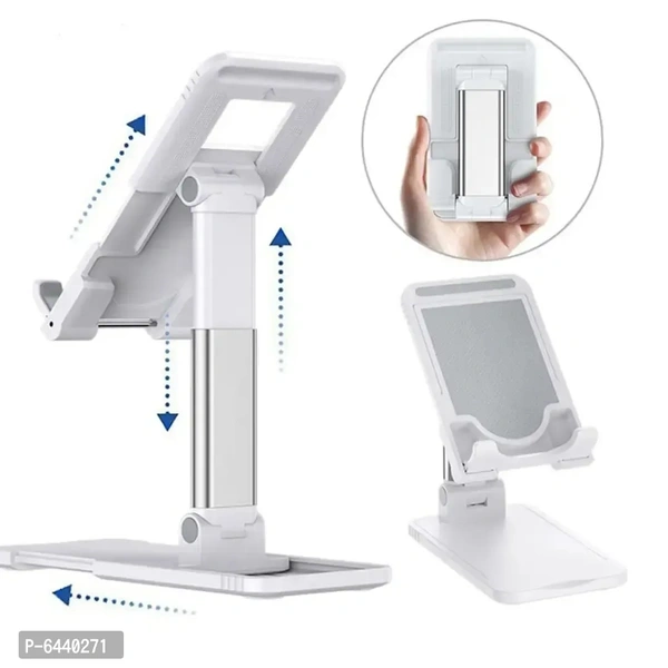 Adjustable and Foldable Desktop Phone Holder Stand for Phones Compatible with All Mobile Phone