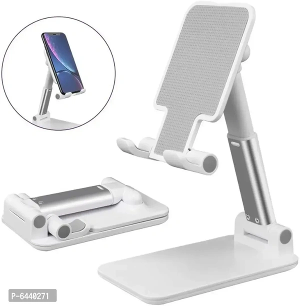 Adjustable and Foldable Desktop Phone Holder Stand for Phones Compatible with All Mobile Phone