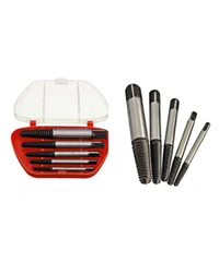 SMPH STAR  5PCS Screw Extractor Easy Out Set Drill Bits, Guide Broken Damaged Bolt