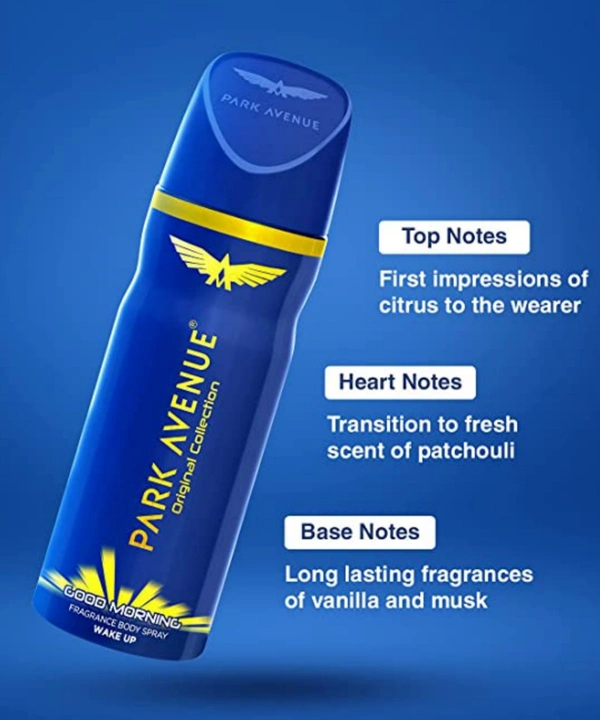 Park Avenue Good Morning Body Deodorant for Men, 100g/150ml (Sent ) Perfume