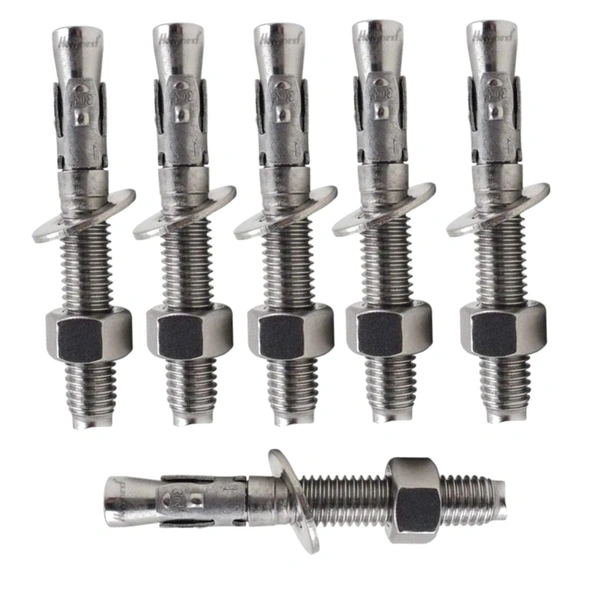 Anchor Bolts/Anchor Fastner (Set of 6) Pcs Fasteners (10 x75mm)